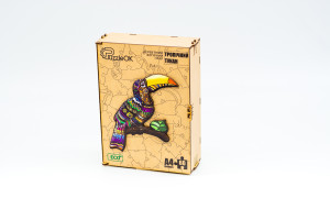 Дерев'яний пазл Тропічний Тукан