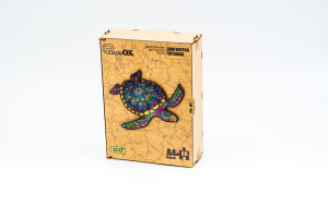 Дерев'яний пазл Довголітня Черепаха