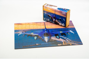Дерев'яний пазл F16 Fighting Falcon
