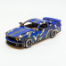 Дерев'яний 3D конструктор Muscle car GT (синя)
