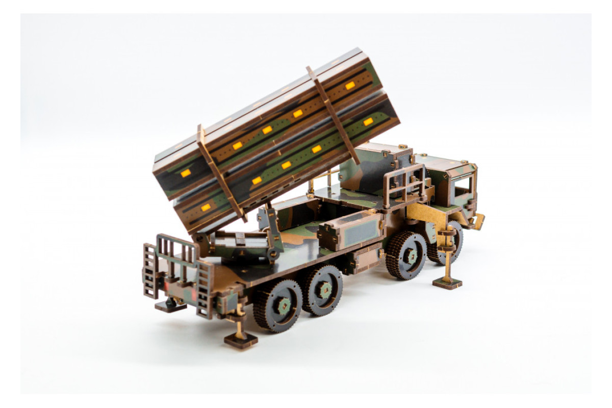 Дерев'яний 3D конструктор "ЗРК Patriot"
