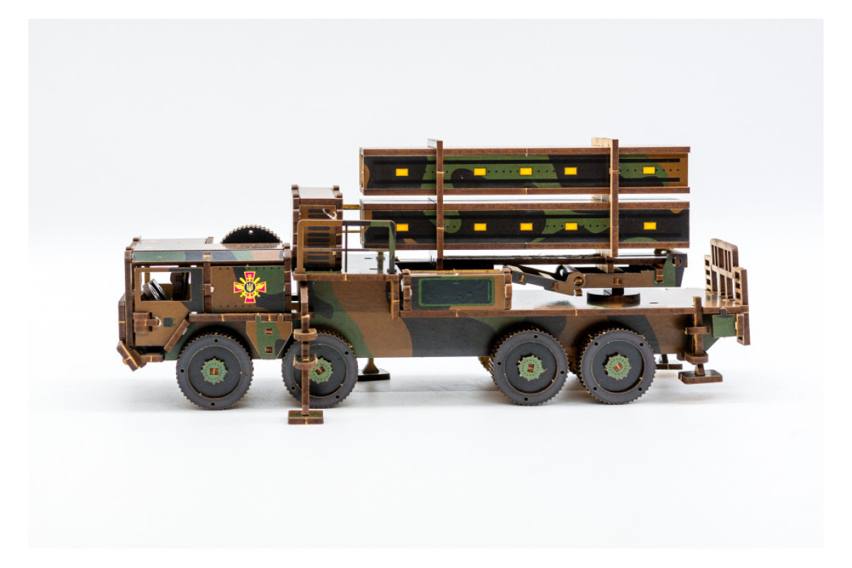 Дерев'яний 3D конструктор "ЗРК Patriot"