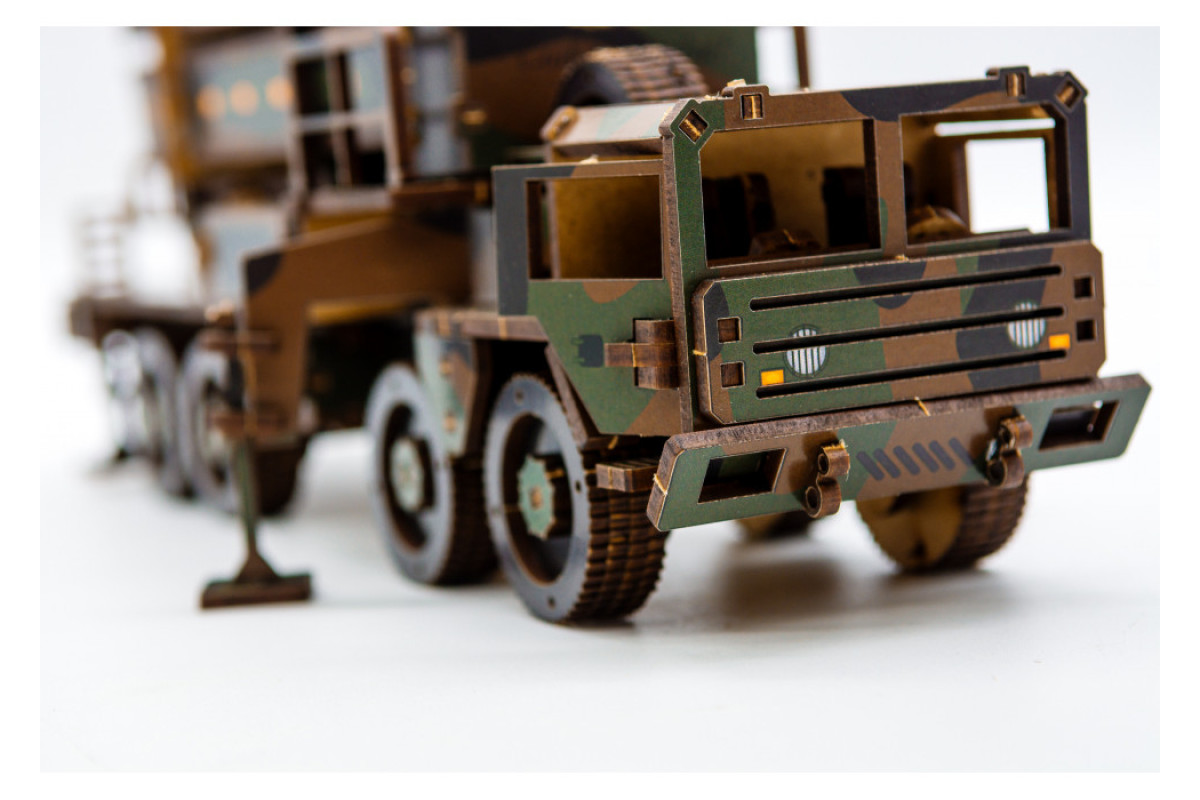 Дерев'яний 3D конструктор "ЗРК Patriot"