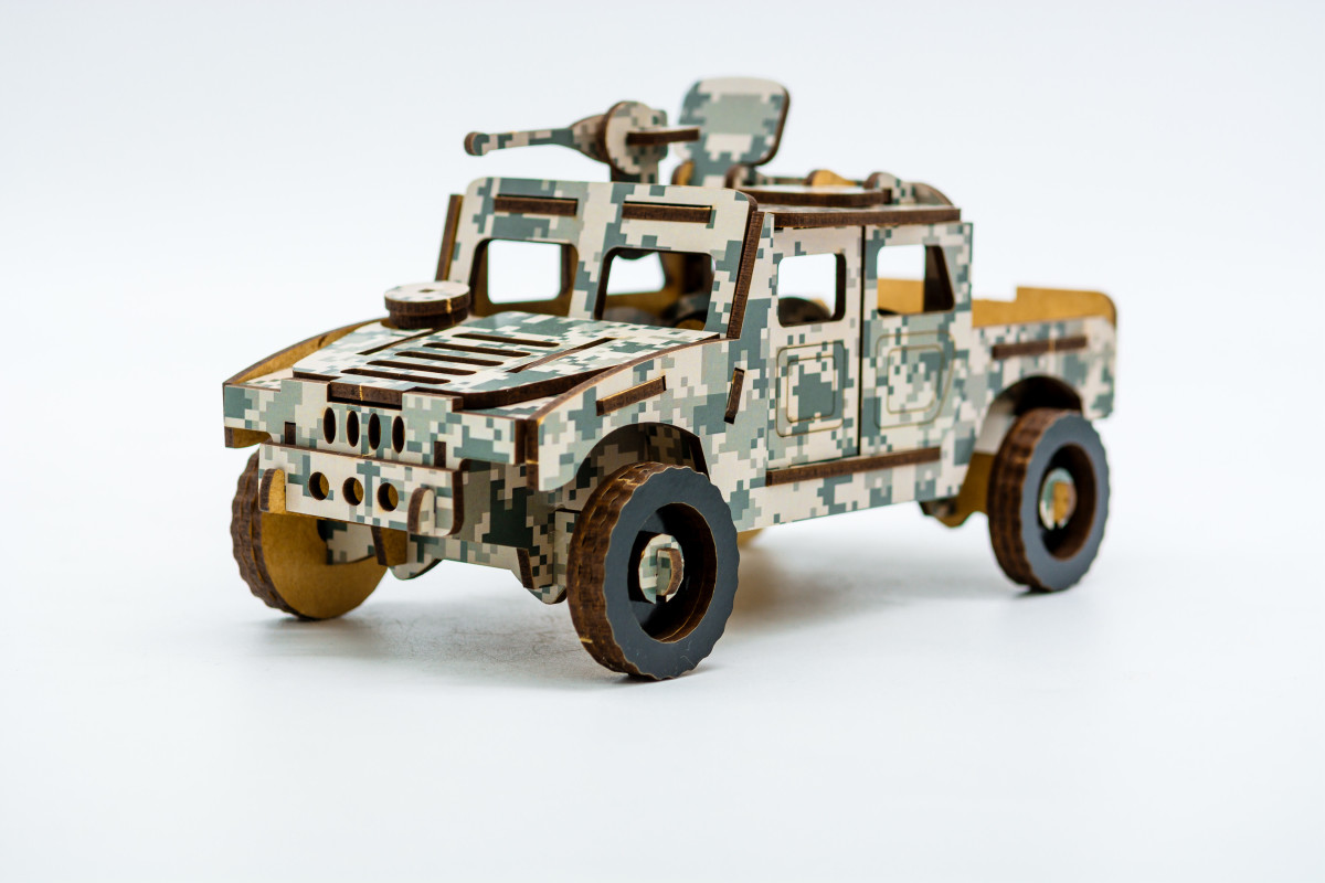 Дерев’яний 3D конструктор "Хамер" 