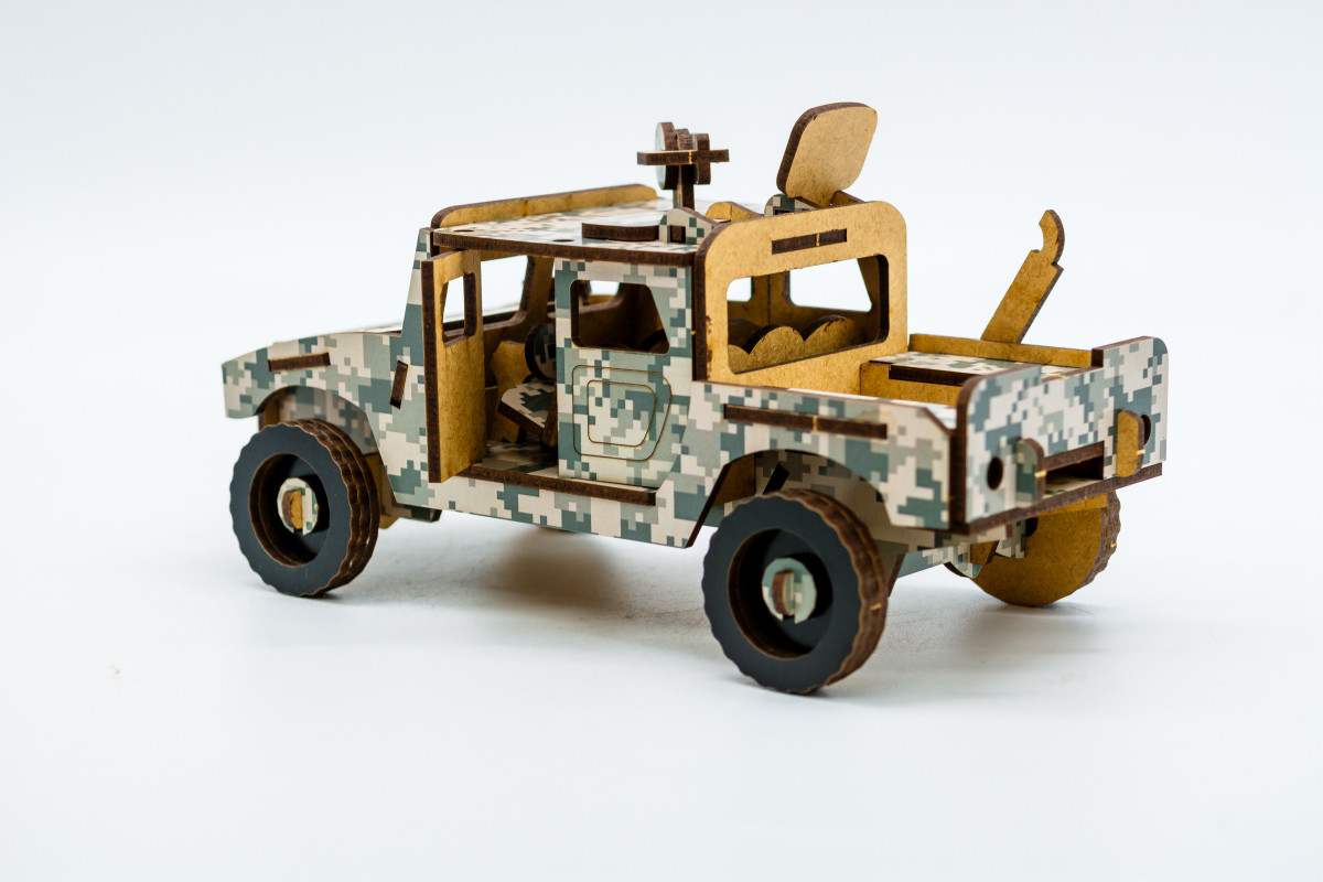 Дерев’яний 3D конструктор "Хамер" 