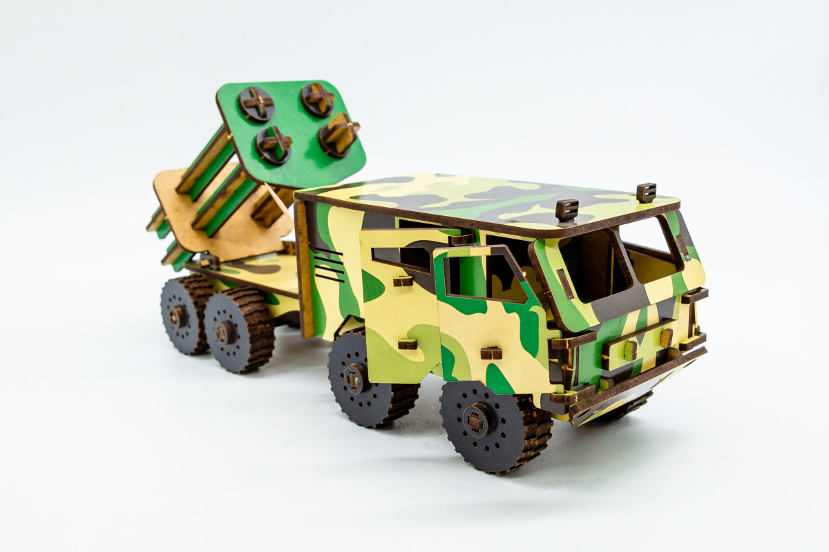 Дерев'яний 3D конструктор "Нептун" 