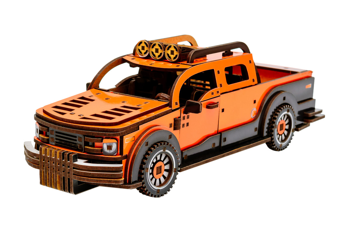 Дерев'яний 3D конструктор "Пікап"