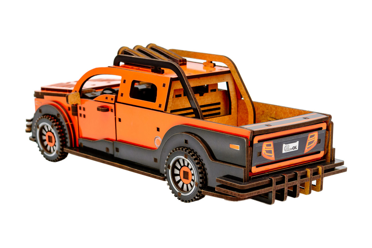 Дерев'яний 3D конструктор "Пікап"