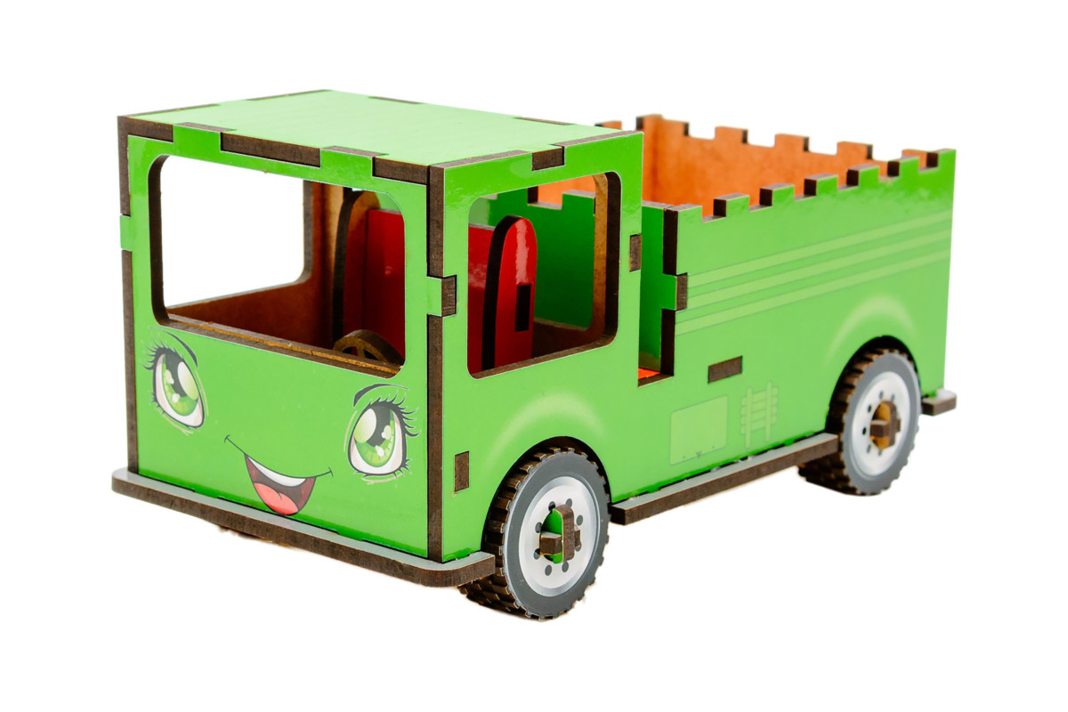 Дитячий дерев'яний 3D конструктор "Вантажівка"