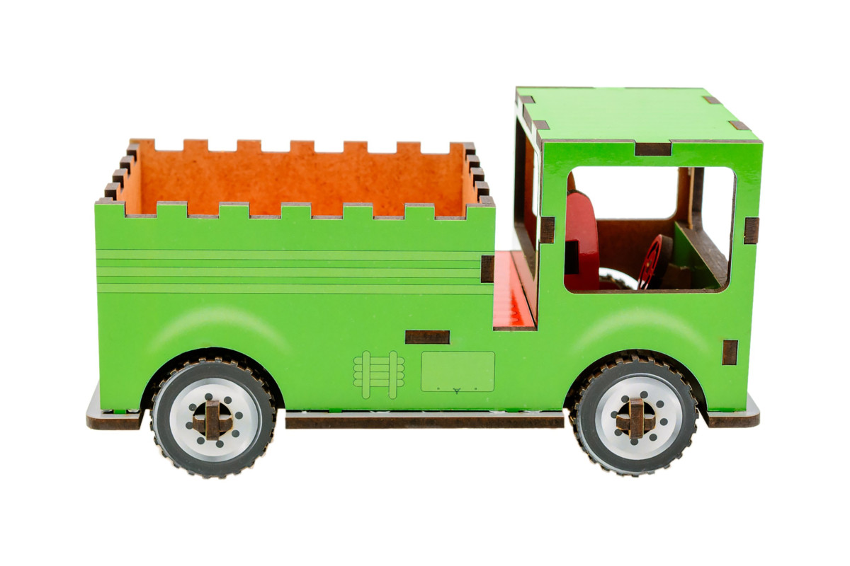 Дитячий дерев'яний 3D конструктор "Вантажівка"