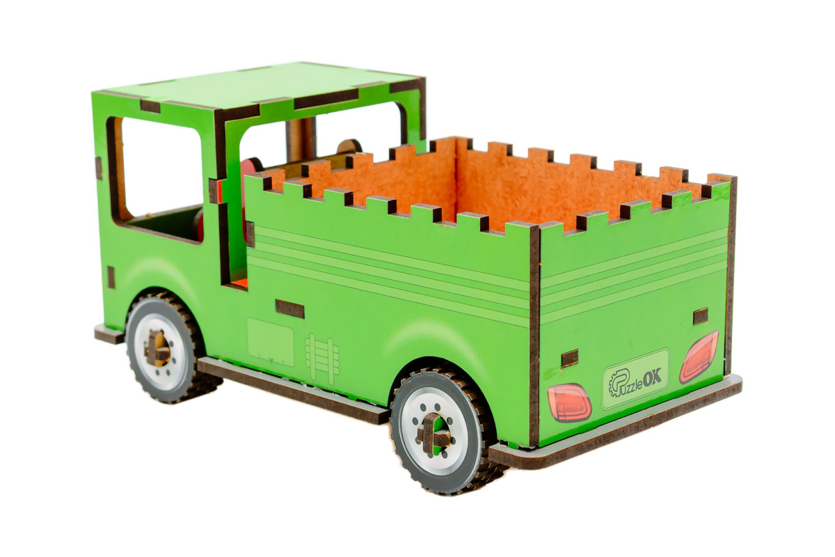 Дитячий дерев'яний 3D конструктор "Вантажівка"