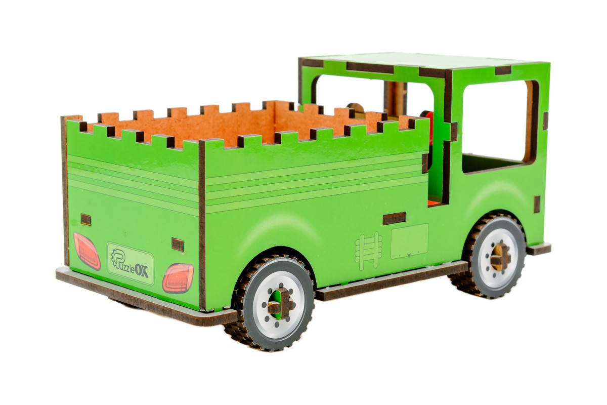 Дитячий дерев'яний 3D конструктор "Вантажівка"