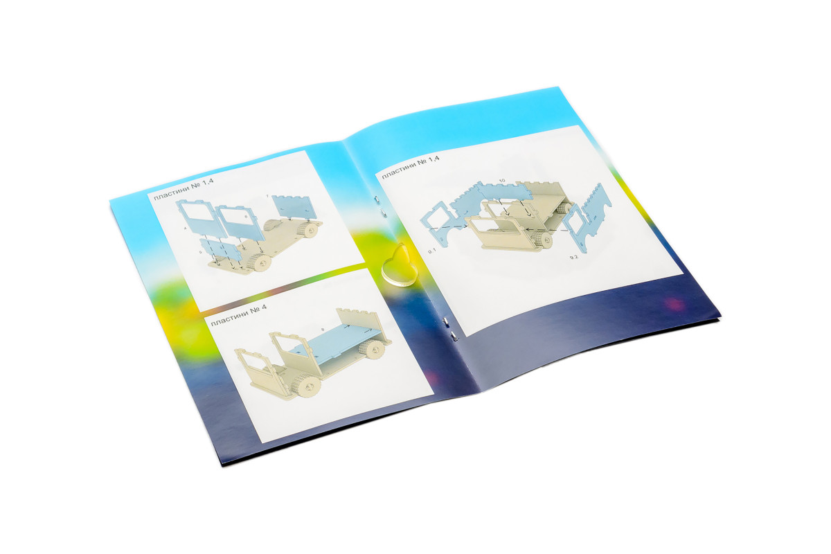 Дитячий дерев'яний 3D конструктор "Вантажівка"