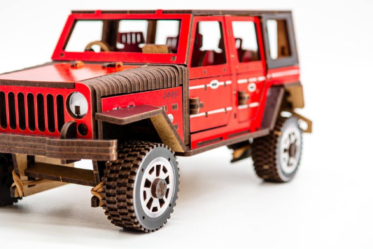 Дерев’яний 3D конструктор "Джип"