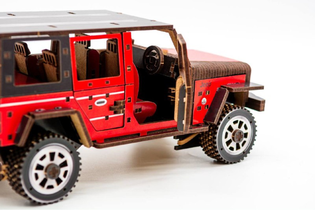 Дерев’яний 3D конструктор "Джип"