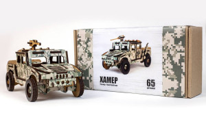 Дерев’яний 3D конструктор "Хамер" 