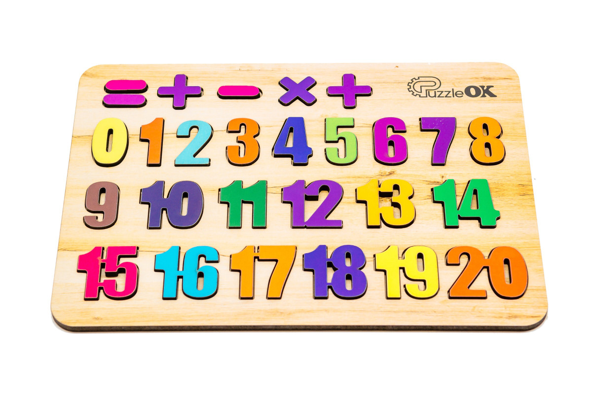 Розвиваюча гра "Цифри" A4 для дітей від 5 років