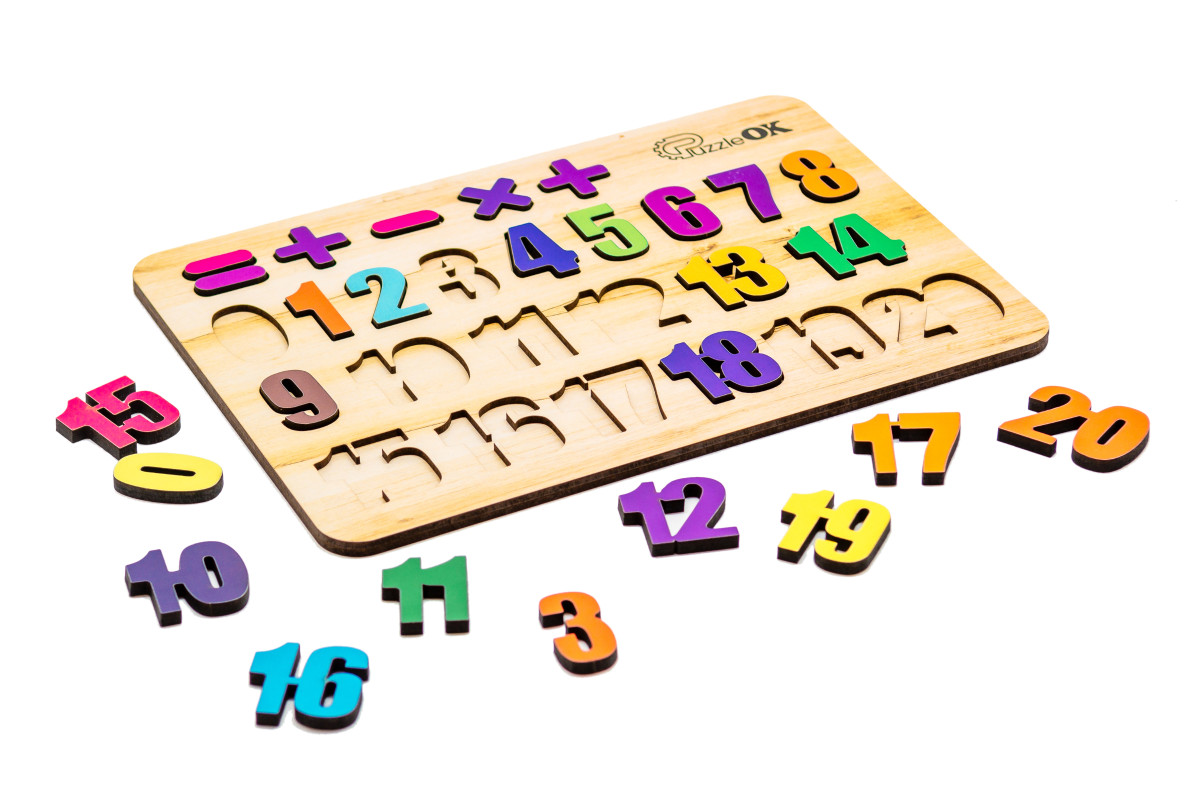 Розвиваюча гра "Цифри" A4 для дітей від 5 років