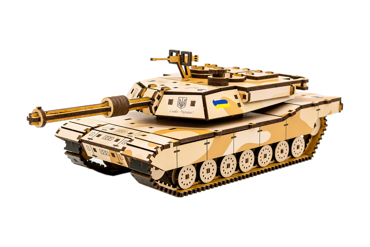 Дерев'яний 3D конструктор "Абрамс"