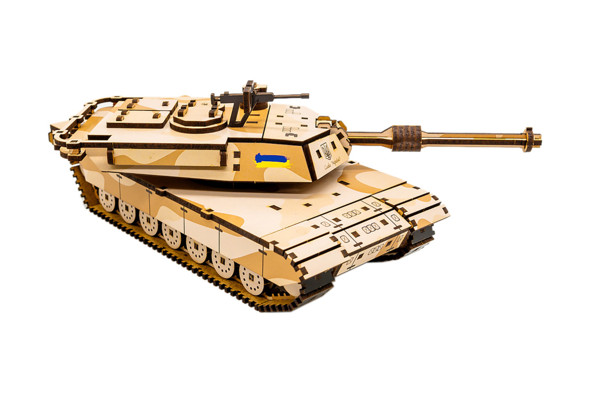Дерев'яний 3D конструктор "Абрамс"