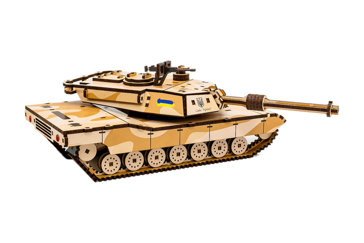 Дерев'яний 3D конструктор "Абрамс"