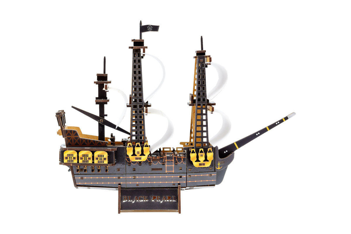 Дерев'яний 3D конструктор "Піратський корабель"