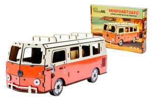 Дерев'яний 3D конструктор "Мікроавтобус"