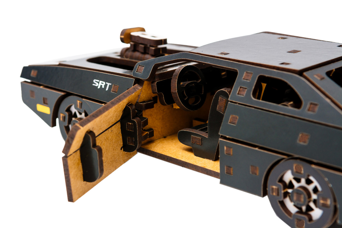 Дерев'яний 3D конструктор Fast Furious (чорна)