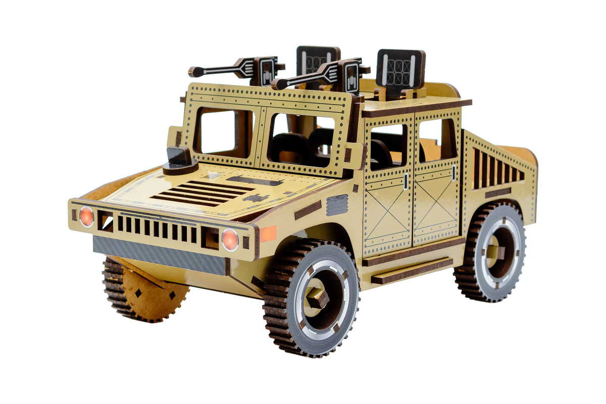 Дерев'яний 3D конструктор "Humvee"