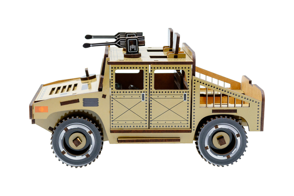 Дерев'яний 3D конструктор "Humvee"