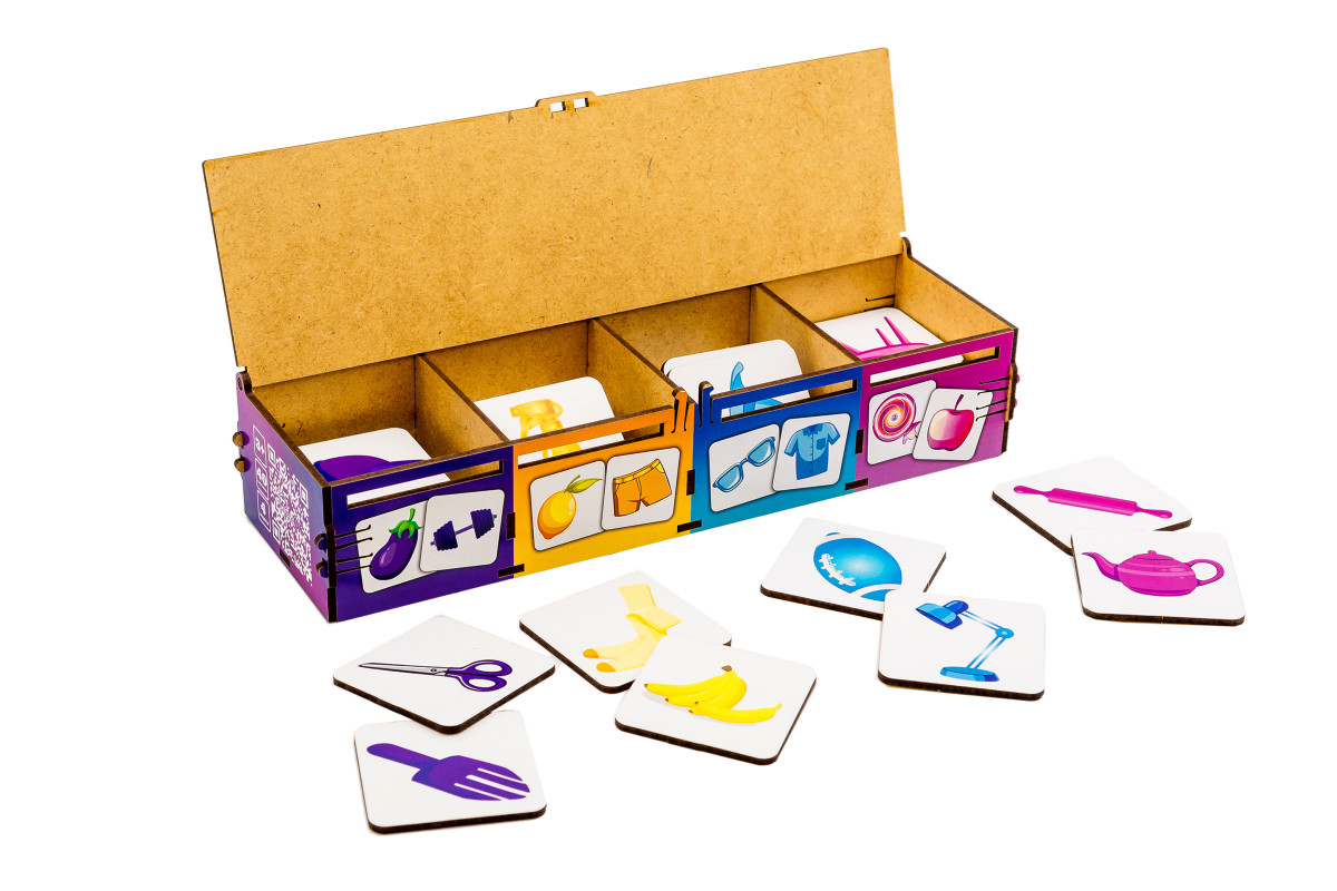 Сортери Монтессорі По кольорах