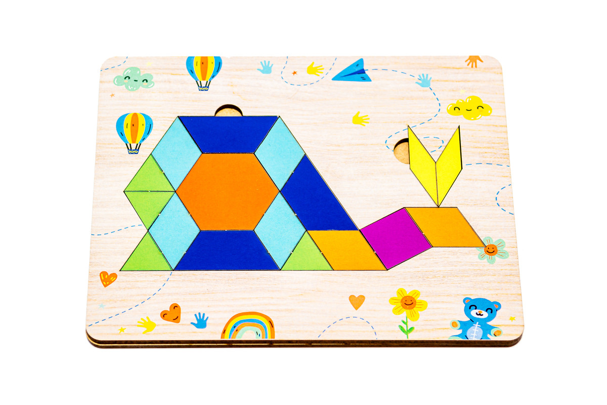 Танграм "Равлик" для дітей від 4 років