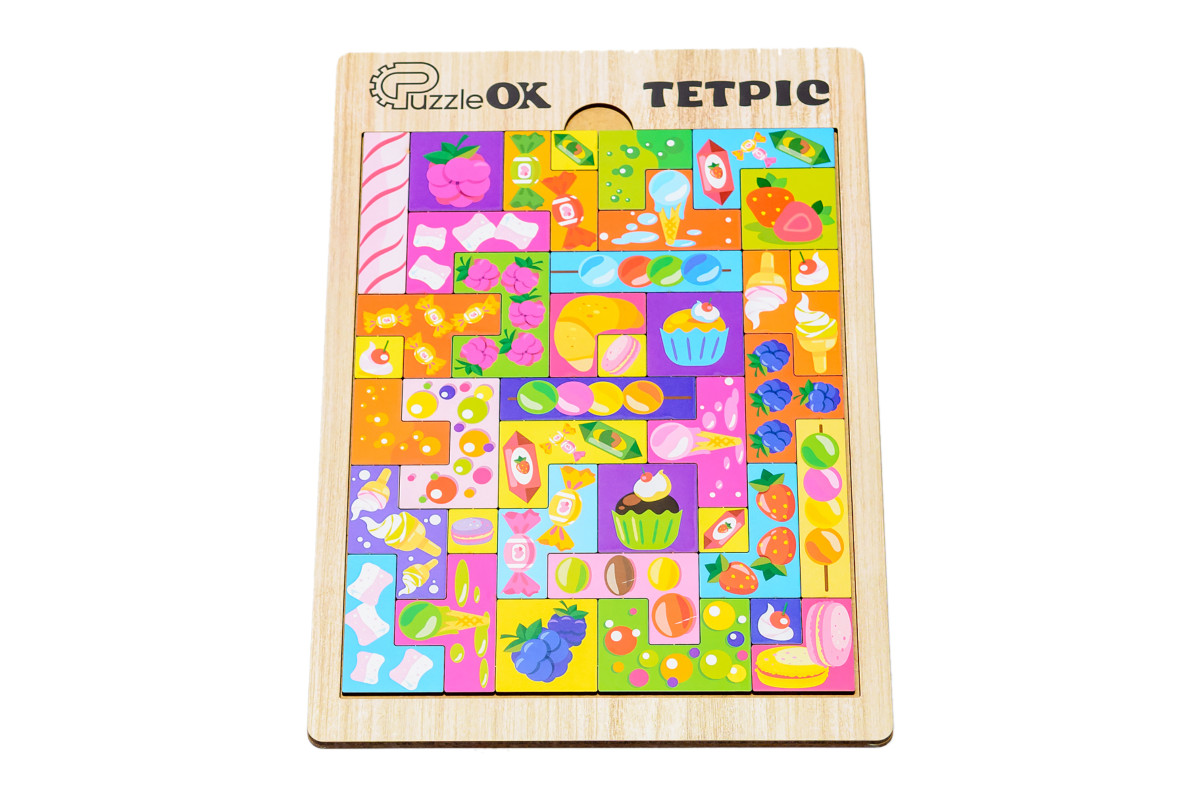 Дерев'яний тетріс "Солодощі"