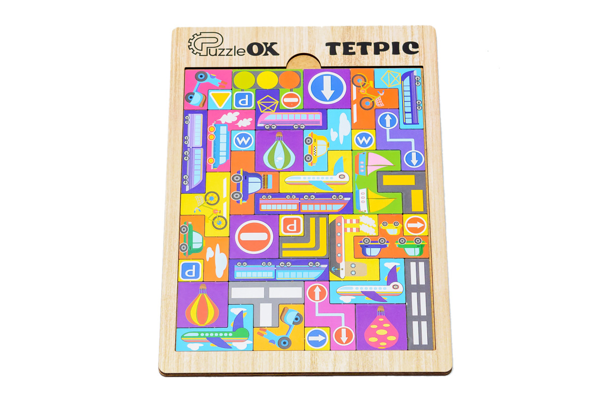 Дерев'яний тетріс "Транспорт"