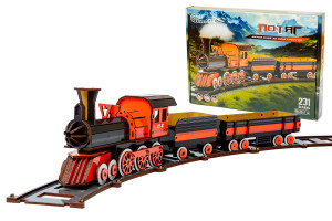 Дерев'яний 3D конструктор "Потяг"