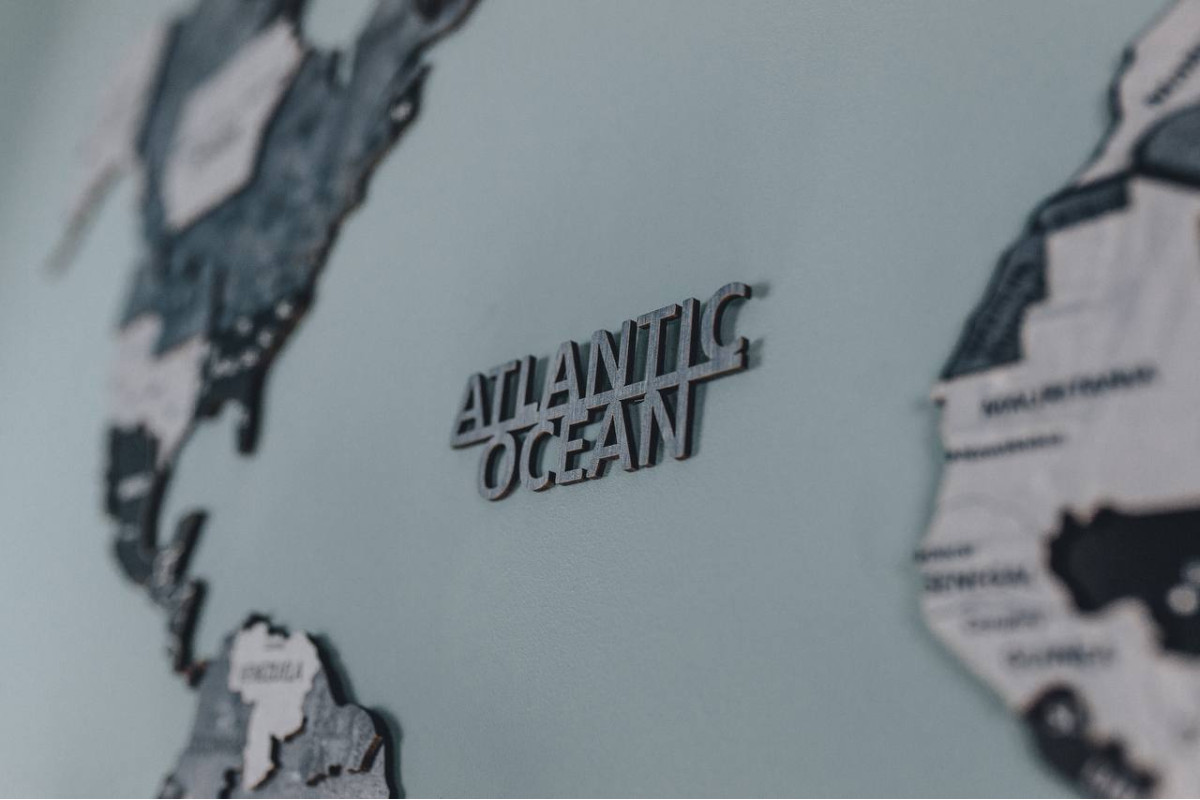 Дерев'яний пазл Мапа світу