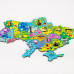 Магнітна мапа-пазл Україна