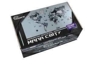 Дерев'яний пазл Мапа світу