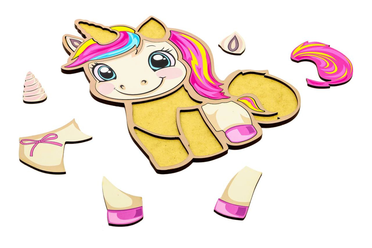 Пазл-складалка "Єдиноріг"