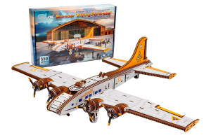 Дерев’яний 3D-конструктор “Бомбардувальник – Літаюча фортеця”