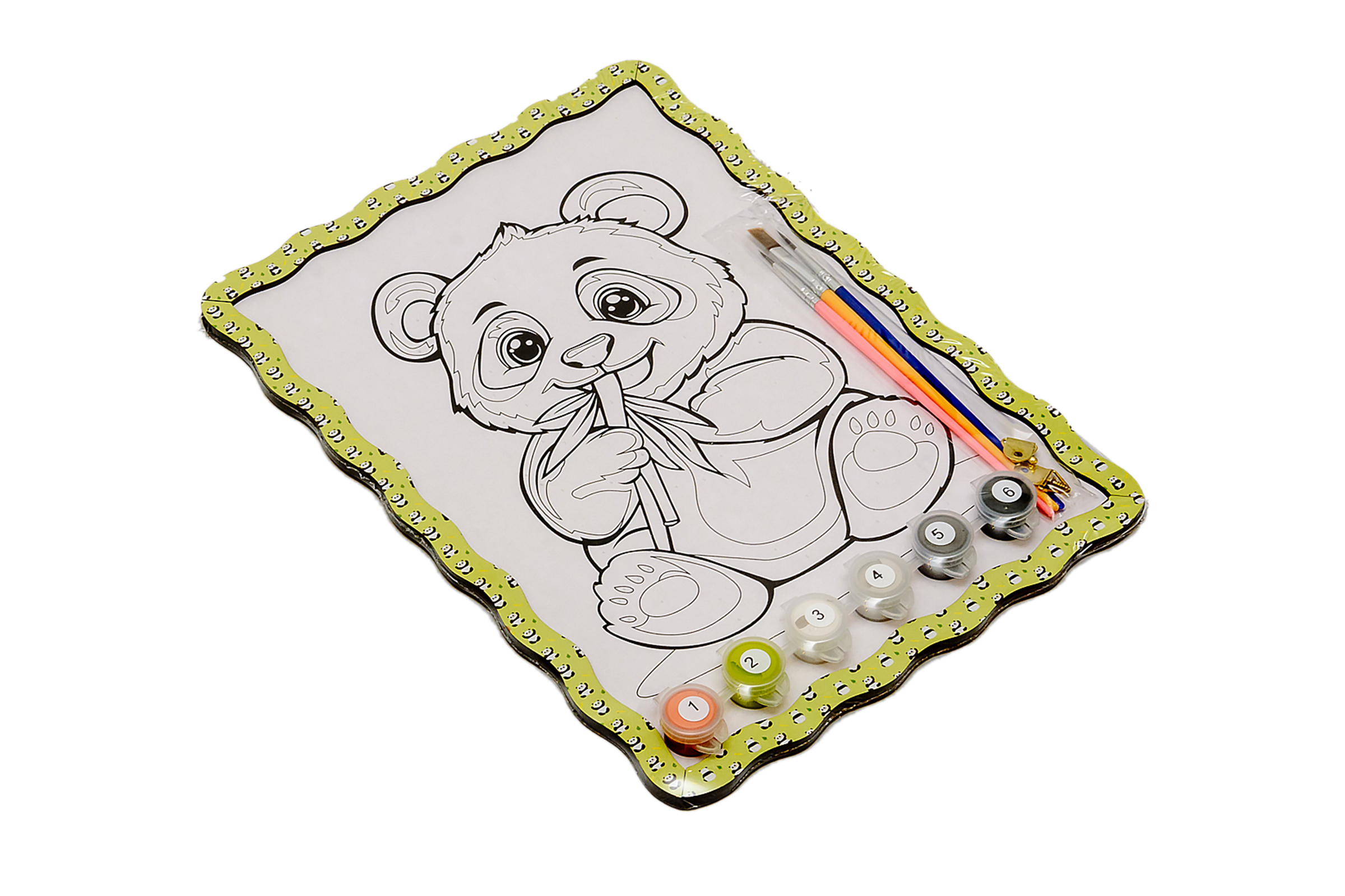 Набір для розпису, картина по номерах "Панда" формат А4 Набір для розпису, картина по номерах "Панда" формат А4