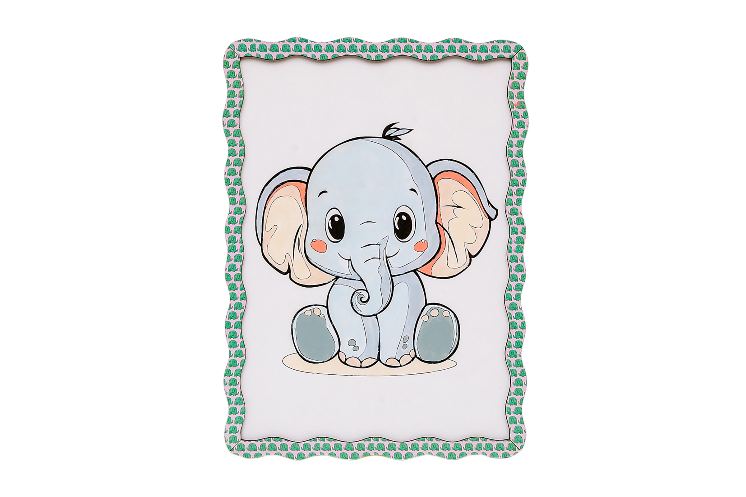 Набір для розпису, картина по номерах "Слоник" формат А4 Набір для розпису, картина по номерах "Слоник" формат А4