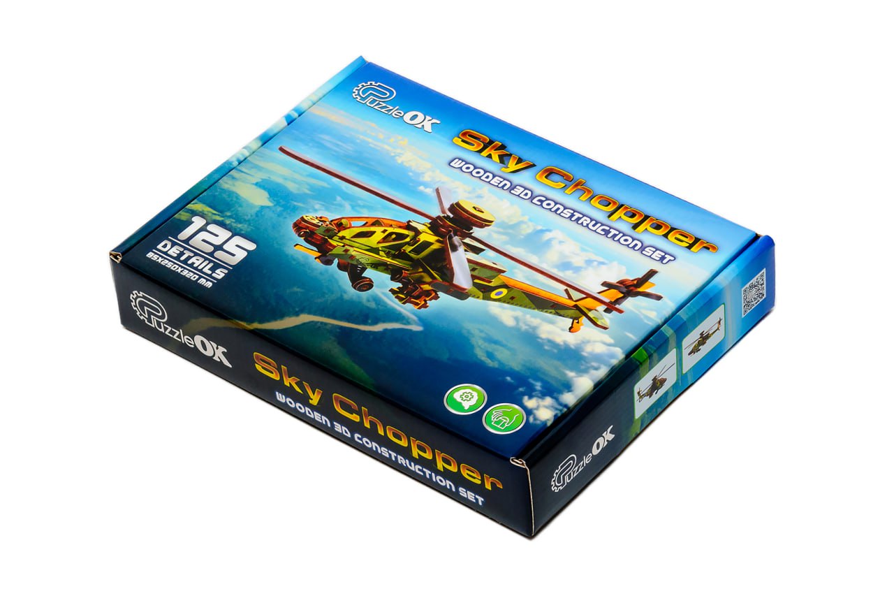 Дерев’яний конструктор Sky Chopper Дерев’яний конструктор Sky Chopper