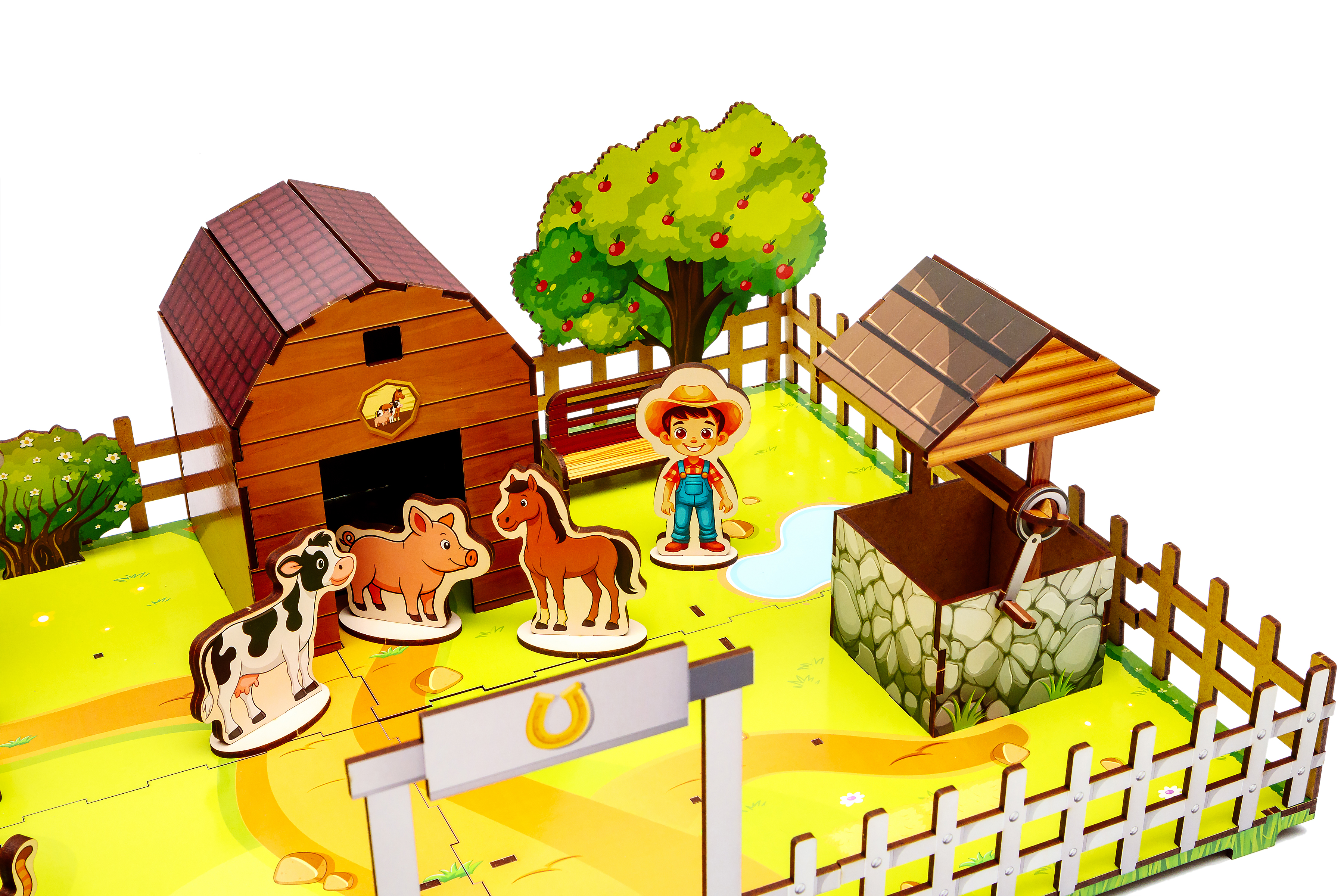 Дерев’яний конструктор «Веселий фермер»