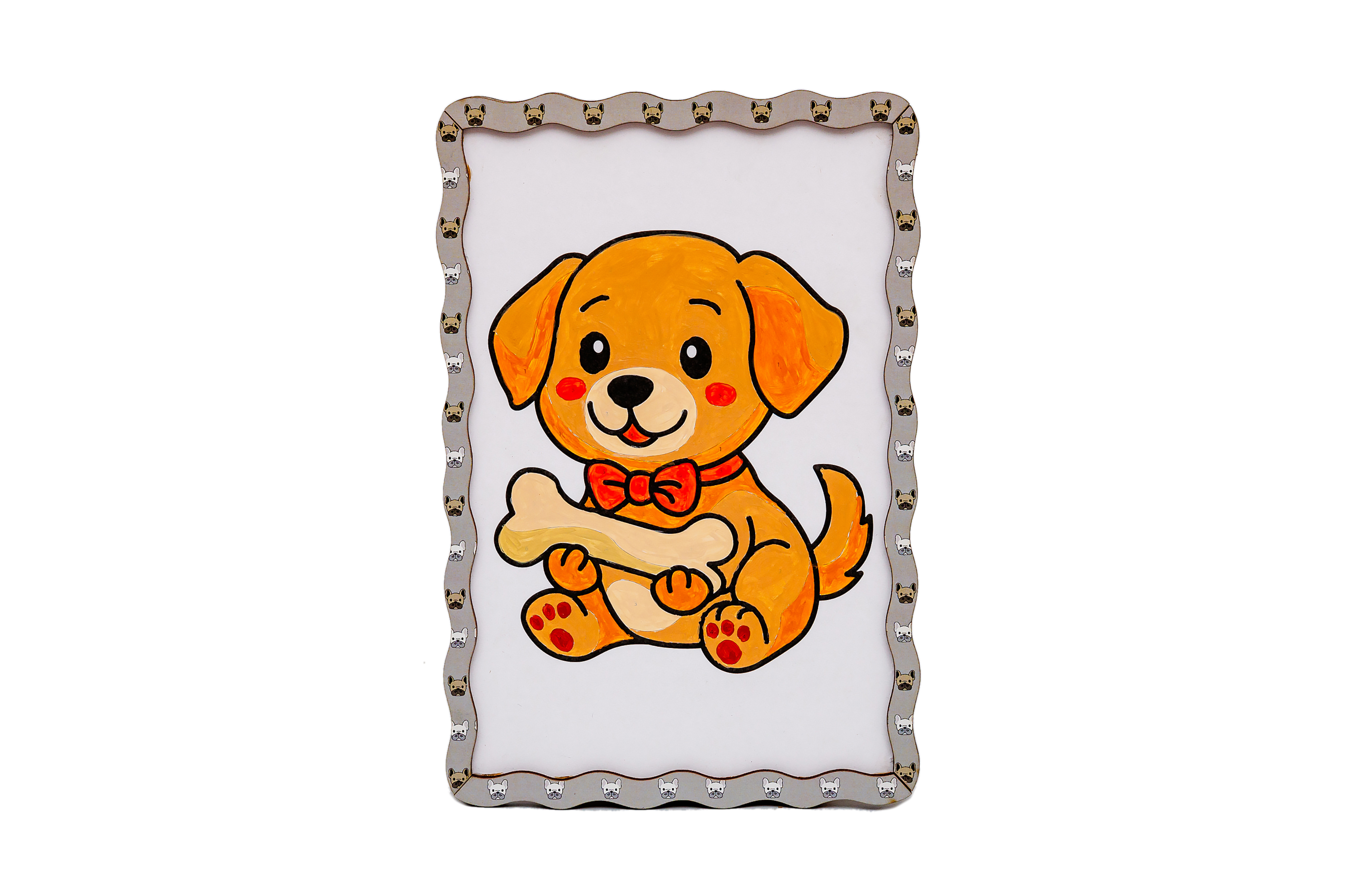 Набір для розпису, картина по номерах "Песик" формат А5