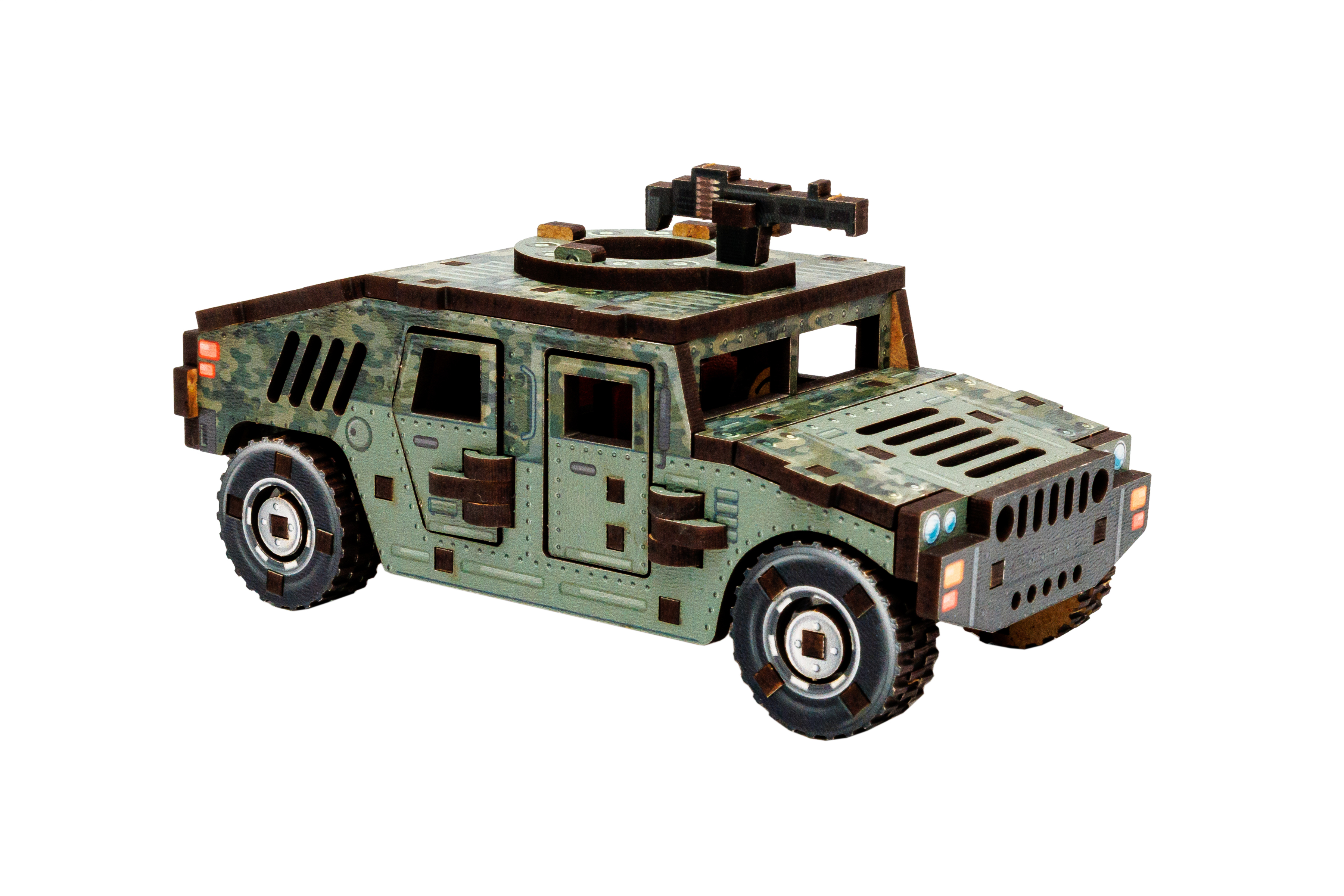 Дерев’яний 3D конструктор TURBO HUMVEE