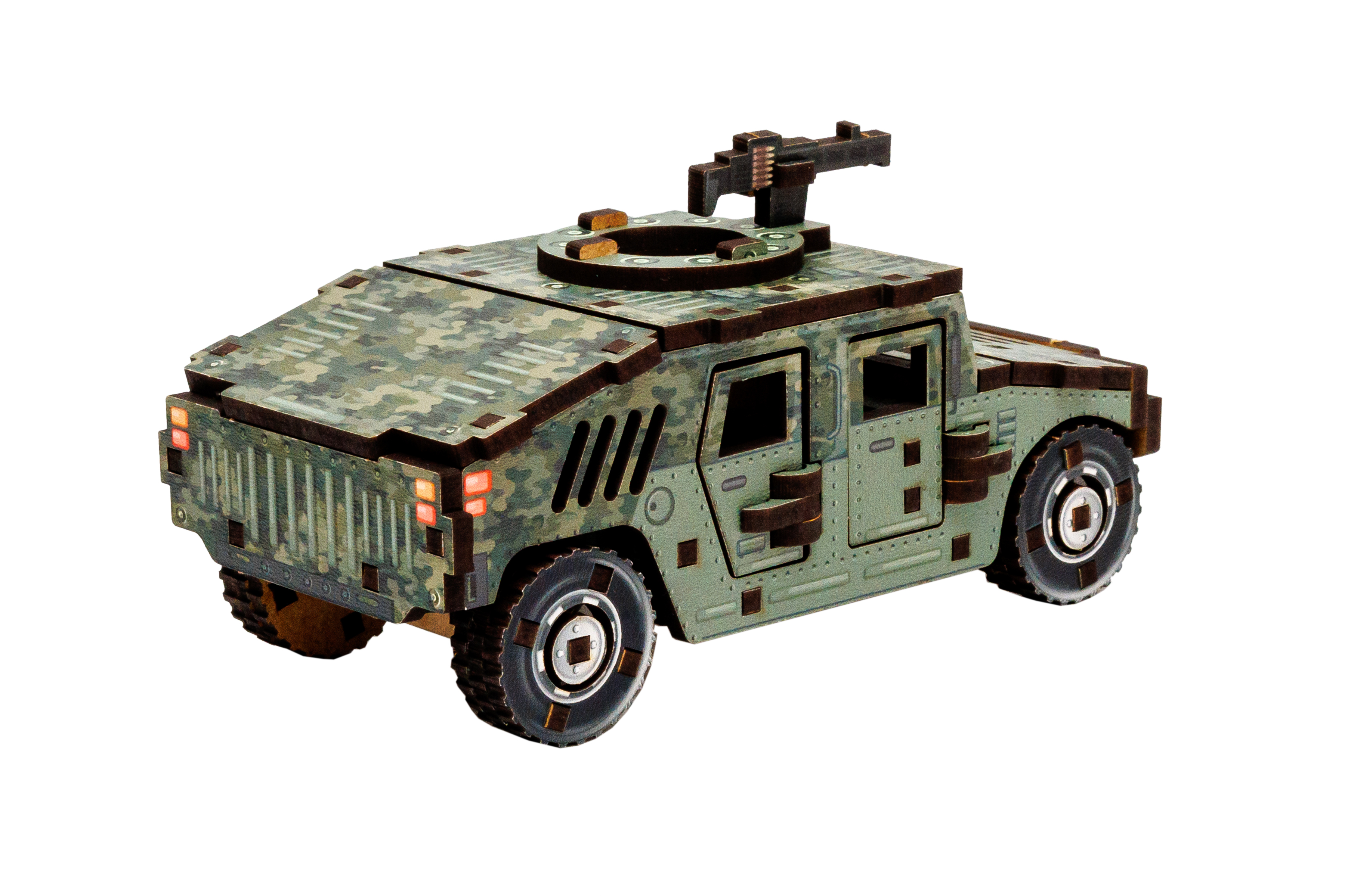 Дерев’яний 3D конструктор TURBO HUMVEE
