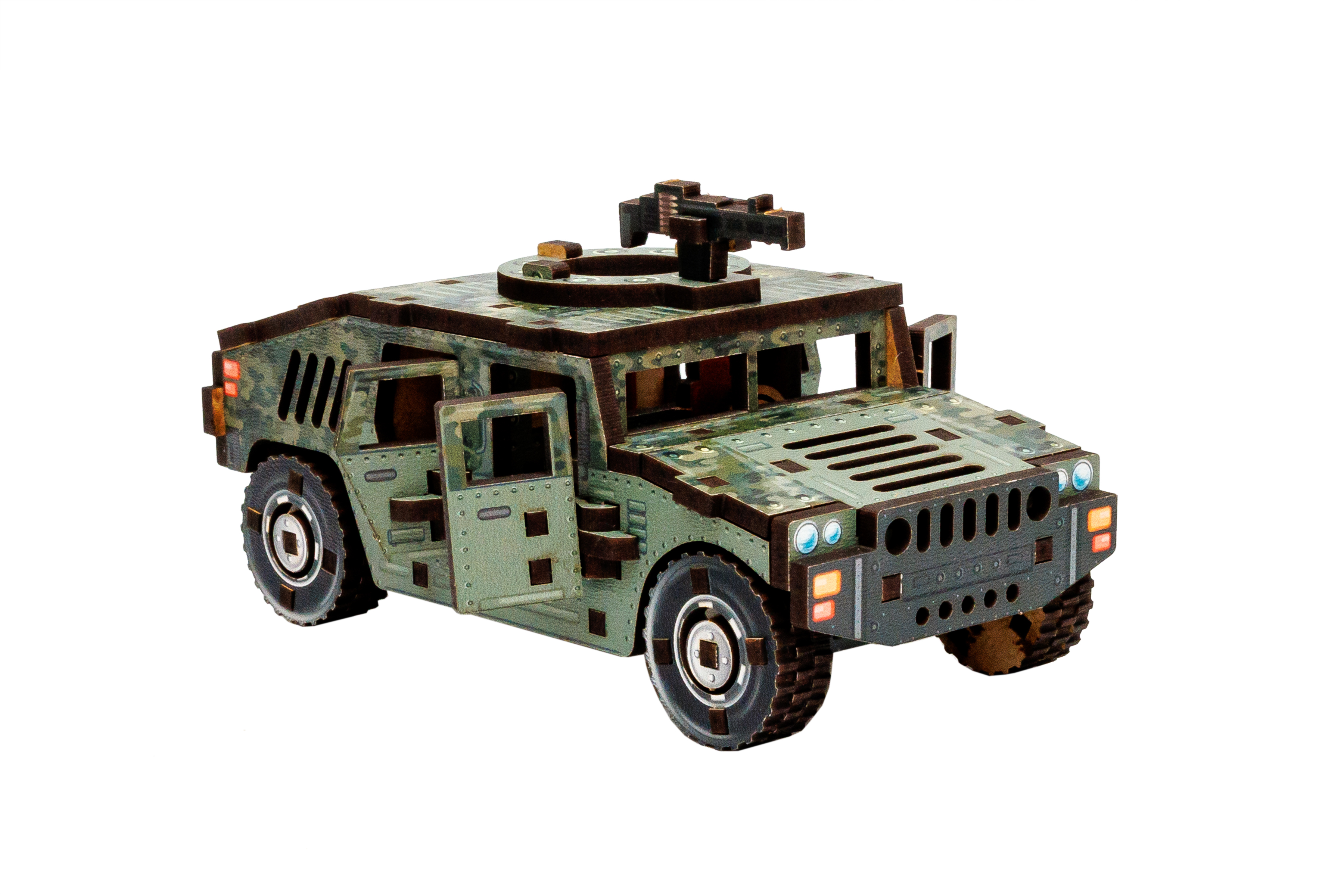 Дерев’яний 3D конструктор TURBO HUMVEE