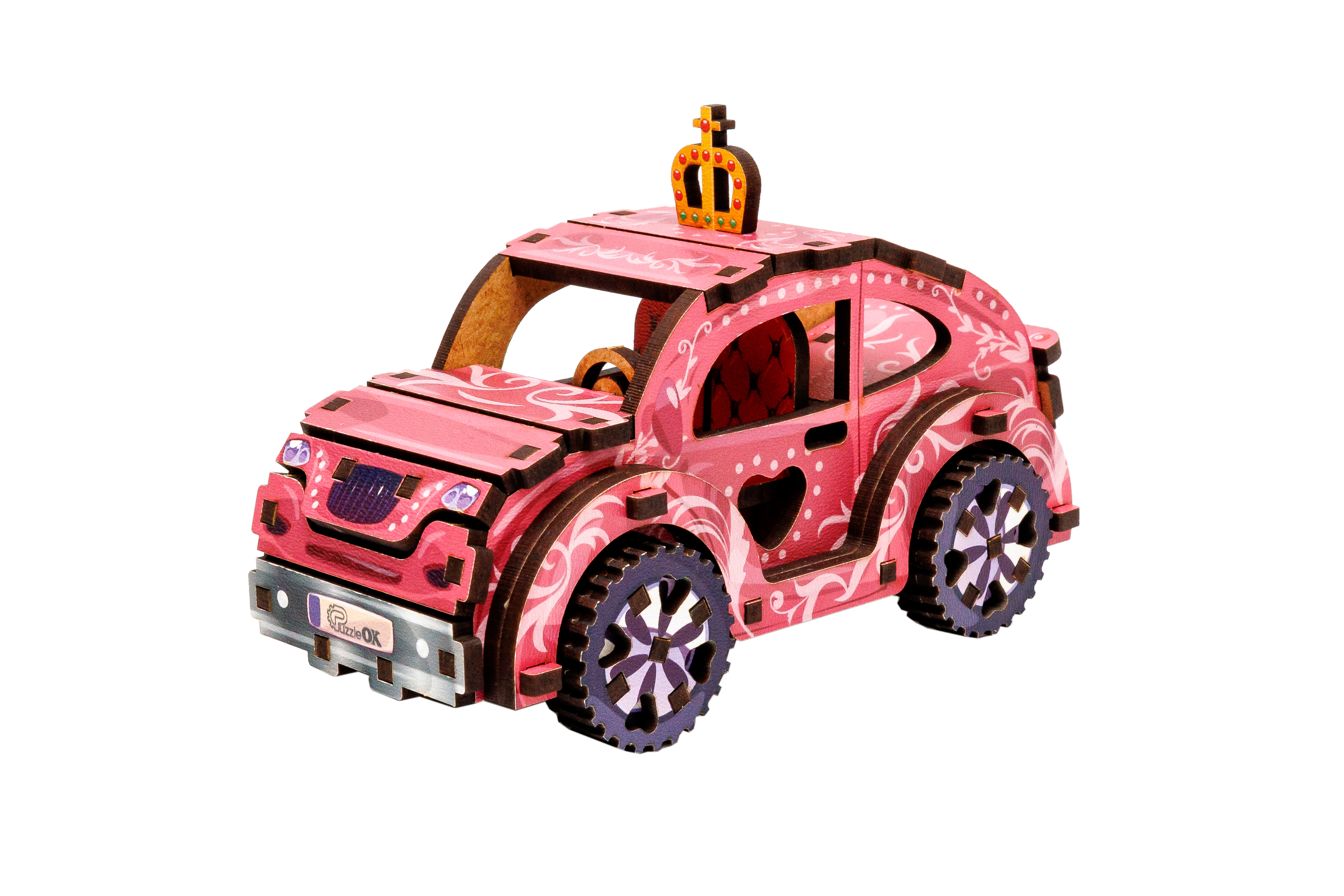 Дерев’яний 3D конструктор TURBO PRINCESS