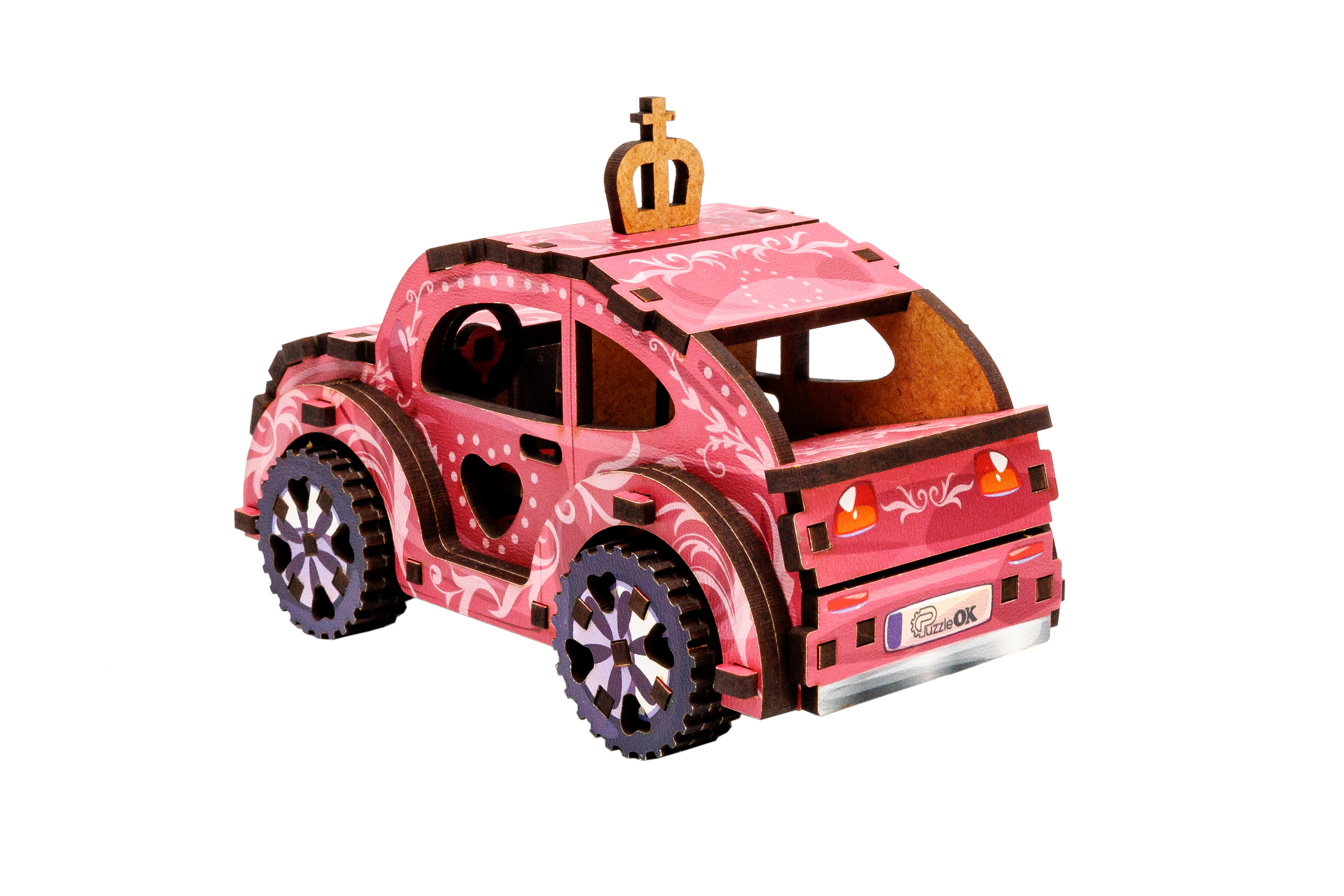 Дерев’яний 3D конструктор TURBO PRINCESS